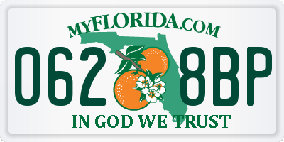 FL license plate 0628BP