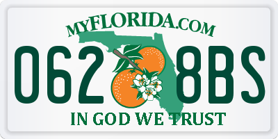 FL license plate 0628BS