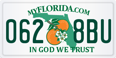 FL license plate 0628BU
