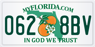 FL license plate 0628BV