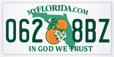 FL license plate 0628BZ