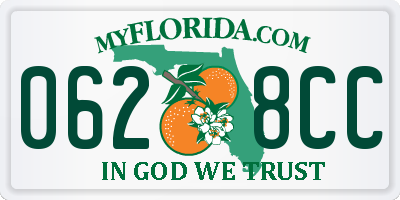 FL license plate 0628CC