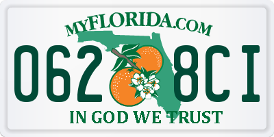FL license plate 0628CI