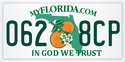 FL license plate 0628CP