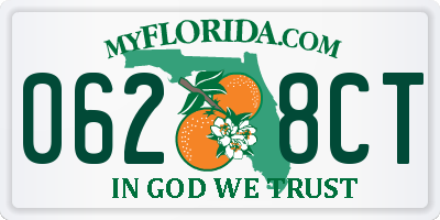 FL license plate 0628CT
