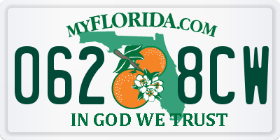 FL license plate 0628CW