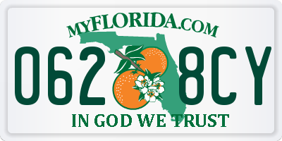 FL license plate 0628CY