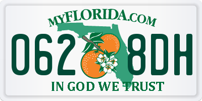 FL license plate 0628DH