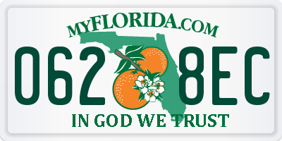 FL license plate 0628EC
