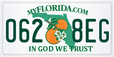 FL license plate 0628EG