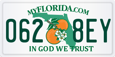FL license plate 0628EY