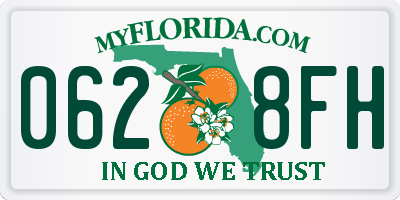FL license plate 0628FH