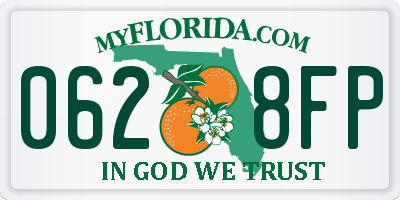 FL license plate 0628FP