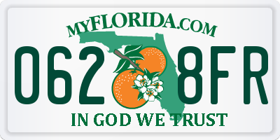 FL license plate 0628FR