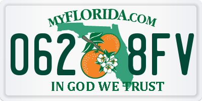 FL license plate 0628FV
