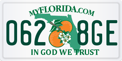 FL license plate 0628GE