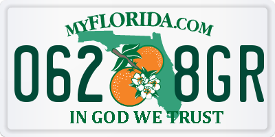 FL license plate 0628GR