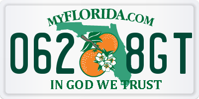 FL license plate 0628GT