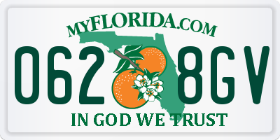 FL license plate 0628GV
