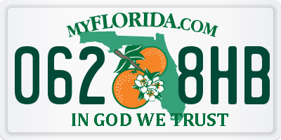 FL license plate 0628HB