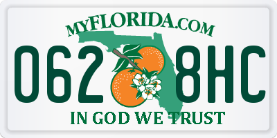 FL license plate 0628HC