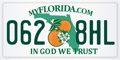 FL license plate 0628HL