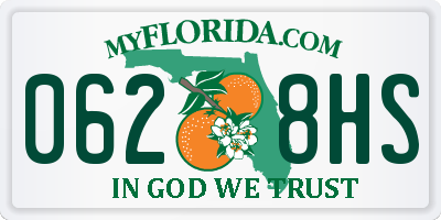 FL license plate 0628HS