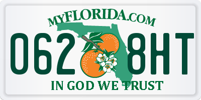 FL license plate 0628HT