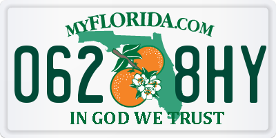 FL license plate 0628HY