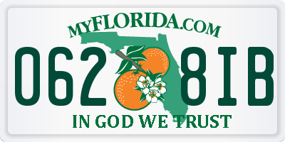 FL license plate 0628IB