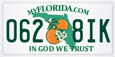 FL license plate 0628IK