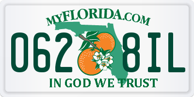 FL license plate 0628IL
