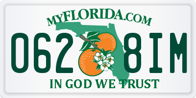 FL license plate 0628IM