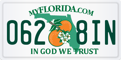 FL license plate 0628IN