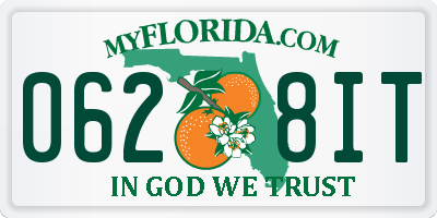 FL license plate 0628IT