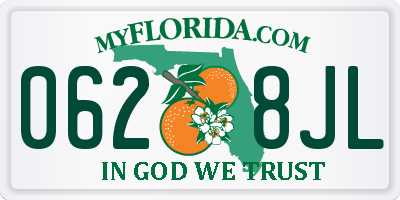 FL license plate 0628JL