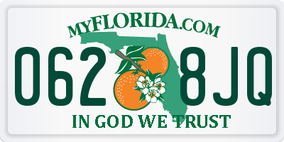 FL license plate 0628JQ