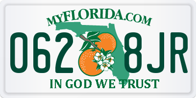 FL license plate 0628JR