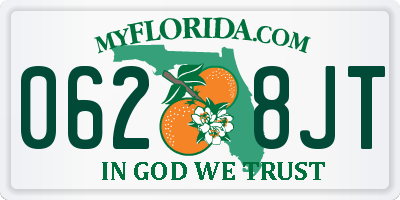 FL license plate 0628JT