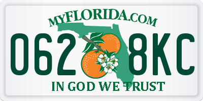 FL license plate 0628KC