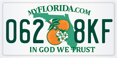 FL license plate 0628KF