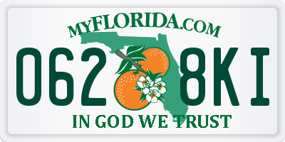 FL license plate 0628KI