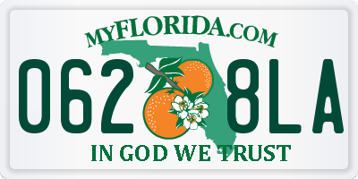 FL license plate 0628LA