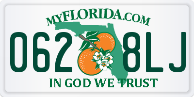 FL license plate 0628LJ