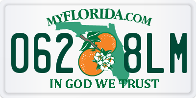 FL license plate 0628LM