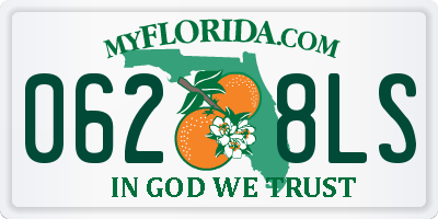 FL license plate 0628LS