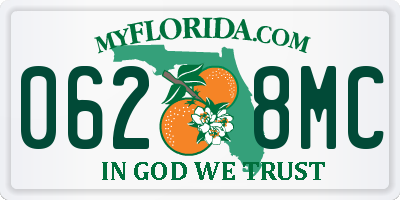 FL license plate 0628MC
