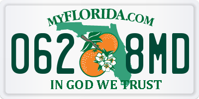FL license plate 0628MD