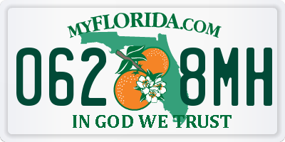 FL license plate 0628MH
