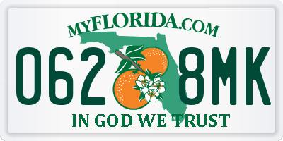 FL license plate 0628MK